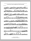 Concerto For Alto Saxophone And Wind Ensemble - Solo Eb Alto Saxophone