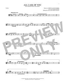 All I Ask Of You (from The Phantom Of The Opera) 