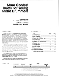 More Contest Duets For Young Snare Drummers