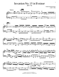 Invention No. 15 In B Minor, BWV 786