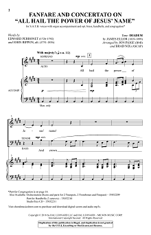 Fanfare And Concertato On "All Hail The Power Of Jesus' Name" 