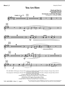 You Are Here (incorporating Doxology) - Horn 1 & 2 