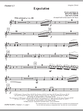 Expectation - Clarinet 1 & 2