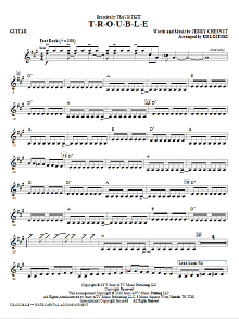 T-R-O-U-B-L-E - Guitar 