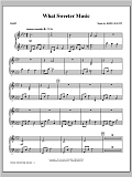 What Sweeter Music - Harp