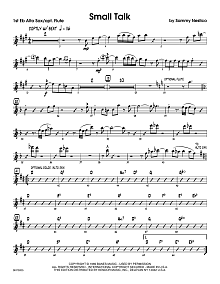Small Talk - 1st Eb Alto Saxophone 