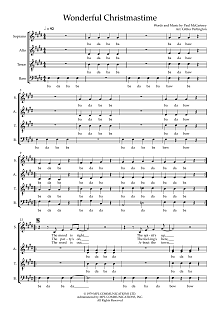 Wonderful Christmastime (arr. Gitika Partington) 