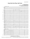 Sleep Little Lion, Sleep Little Lamb - Full Score