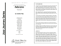 Zebrano - Full Score