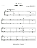 So Be It (If You Never) - Synthesizer