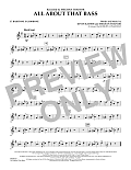 All About That Bass - Eb Baritone Saxophone