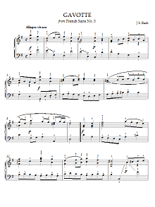 Gavotte in G Major 