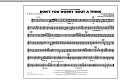 Don't You Worry 'Bout A Thing - Bb Horn/Flugelhorn