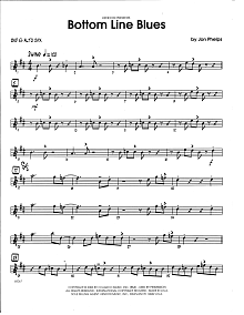 Bottom Line Blues - 2nd Eb Alto Saxophone 
