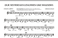 Our Yesterdays Lengthen Like Shadows - Bb Bass Clarinet
