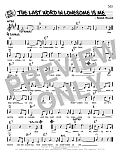 The Last Word In Lonesome Is Me