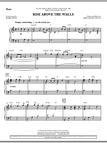 Rise Above The Walls - Piano 