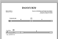 Danny Boy - Percussion 1
