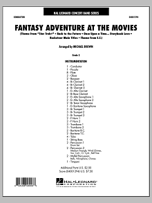 Fantasy Adventure At The Movies - Full Score 