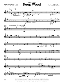 Deep Wood - Violin 3 (Viola T.C.) 
