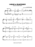 I Hear A Rhapsody [Jazz version] (arr. Brent Edstrom)