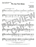 We Are Not Alone - Tenor Sax/BariTC (sub Tbn 1-2)