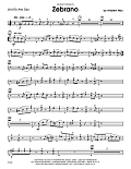Zebrano - 2nd Eb Alto Saxophone
