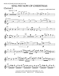 Sing We Now of Christmas (arr. Larry Kerchner) - Bb Clarinet 1