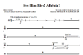 See Him Rise! Alleluia! - Percussion