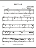 Popular (from "Wicked") - Piano