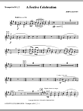 A Festive Celebration - Bb Trumpet 1,2