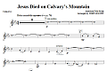 Jesus Died On Calvary's Mountain - Violin 2
