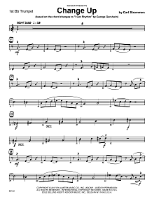 Change Up (based on I Got Rhythm by George Gershwin) - 1st Bb Trumpet 