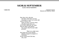 Siorai September - Narrator