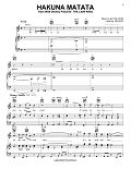 Hakuna Matata (from The Lion King)