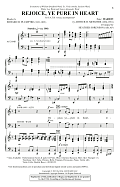 Rejoice, Ye Pure In Heart (arr. Heather Sorenson)