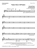 Name Above All Names - Alto Sax (sub. Horn)