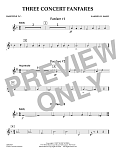 Three Concert Fanfares - Baritone T.C.