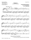 Psalm 24 - Piano
