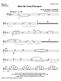 Here In Your Presence - Bassoon (Cello Sub)