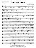 Tryptich For Strings - 2nd Violin