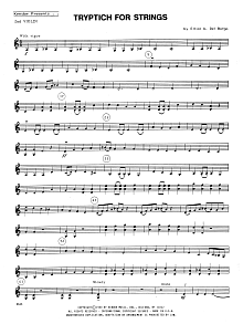 Tryptich For Strings - 2nd Violin 