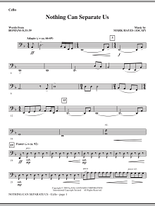 Nothing Can Separate Us - Cello 