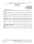 I Will Sing - Full Score