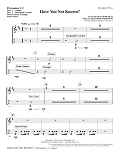 Have You Not Known? - Percussion 1 & 2
