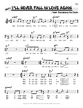 I'll Never Fall In Love Again (High Voice) (from Promises, Promises)
