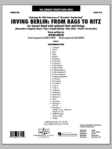 Irving Berlin: From Rags To Ritz - Conductor Score (Full Score) 