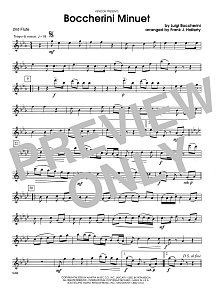Boccherini Minuet - 2nd Flute 