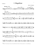 Magnificat - Trombone 1