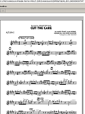 Cut The Cake - Alto Sax 2